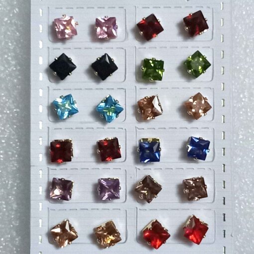 Earrings for girls in multicolor (Pack of 12)