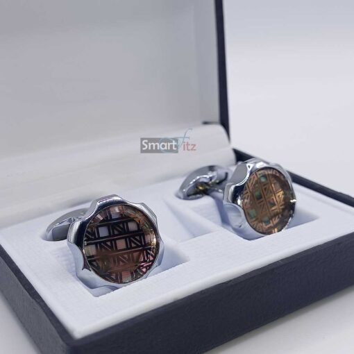 Elegant design Cufflinks for men in Champagne