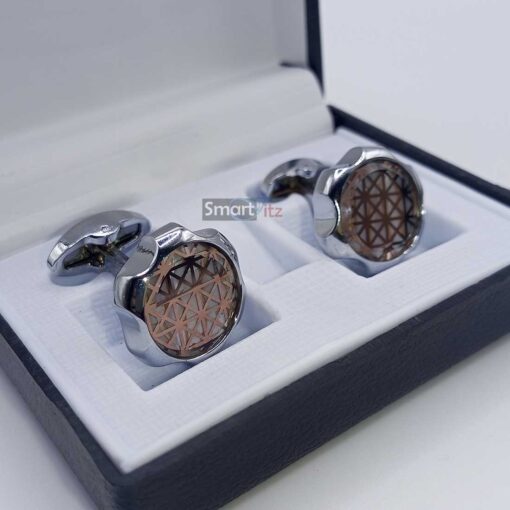 Cufflinks for men in Champagne Color
