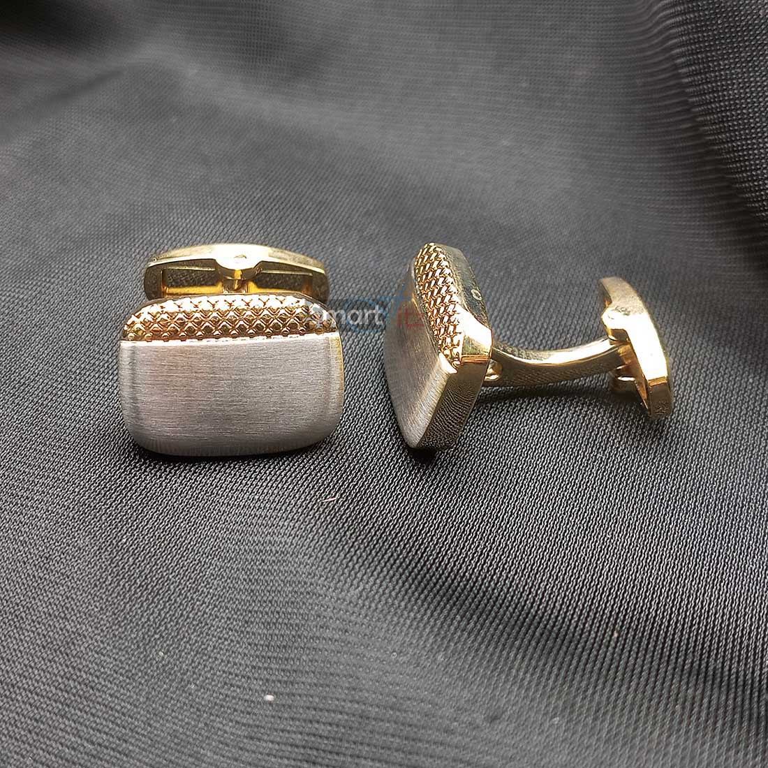 Two Tone Cufflinks for men - Image 2