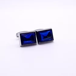 Cufflinks for men in Crystal Blue-Smartfitz.pk