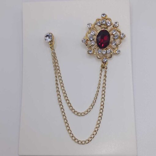 Brooch for Men (Red)