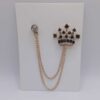 Crown Style Brooch for Men (Golden)