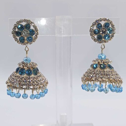 Jumka / Drop Earring for girls and women in Blue color