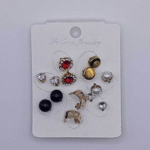 Earrings for girls in multicolor (Pack of 7)
