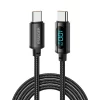 Essager Display Fast Charging Cable TypeC to TypeC 100W