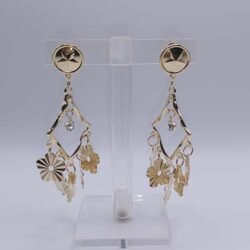 Jhumka Earrings in Golden Color
