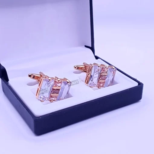 Zircon Stone Cufflinks for Men