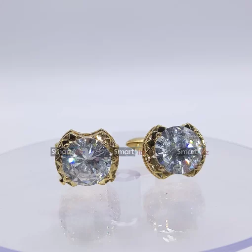 Golden Stone Cufflinks for Men