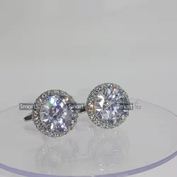 Cufflinks for men in Crystal White Color