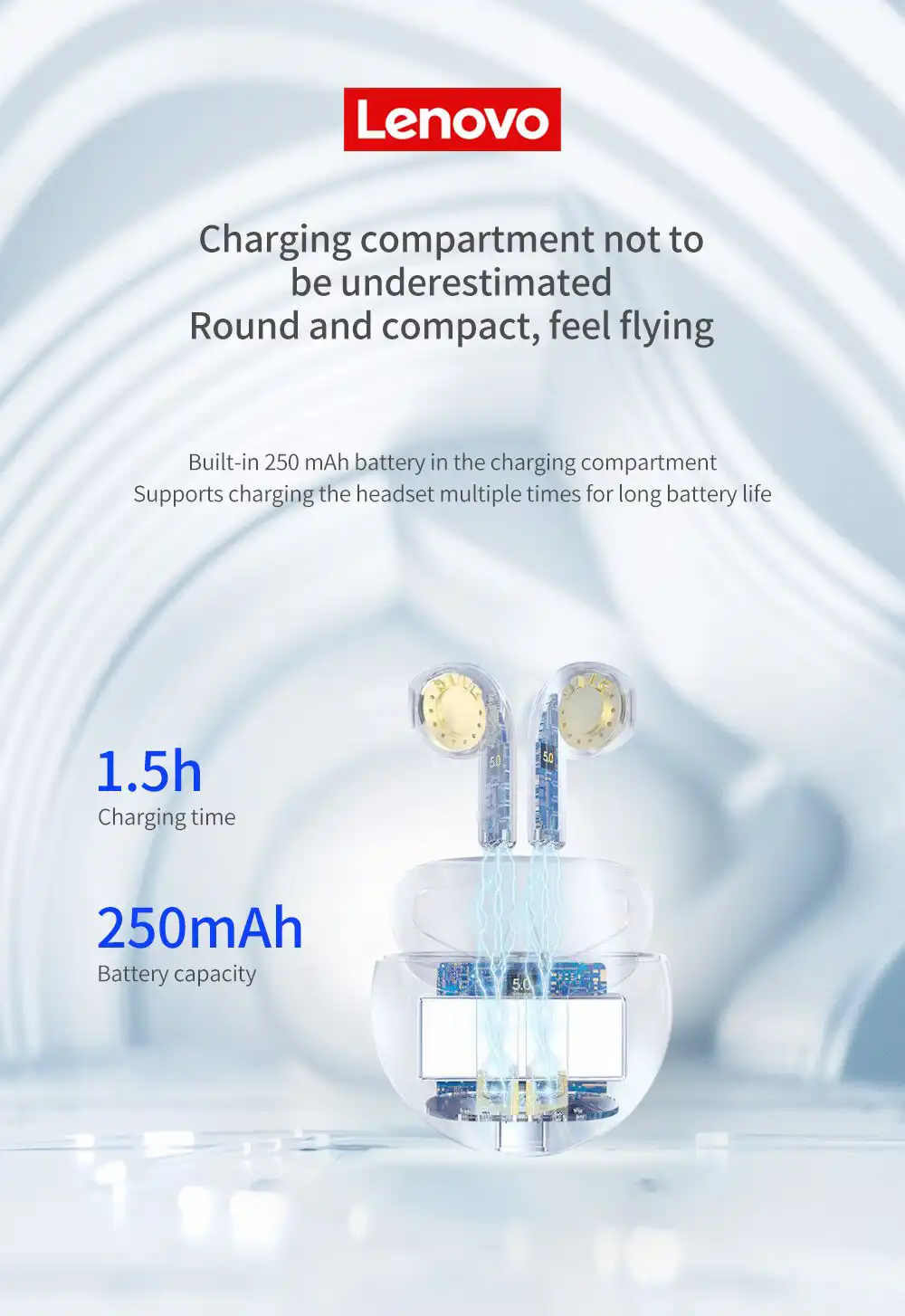Lenovo HT38 Wireless Bluetooth Earphone Smartfitz